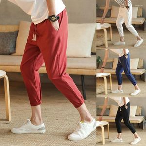 Abbigliamento etnico Pantaloni in stile giapponese per uomini adulti Pantaloni Harem vintage in pizzo di cotone sottile Haori Kimono Yukata Streetwear Taglie forti