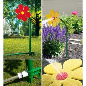 Vattenutrustning Flower Dancing Sprinkler Spinning Garden Roterande plastmaterial