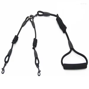 Hundehalsbänder, 2-Wege-Kupplungsleine für zwei Hunde, Nylon-Walking-Dual-Haustierleinen, Zwillinge, kleine Leine, Welpen-Chihuahua-Seilzubehör