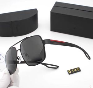 النظارات الشمسية الرجعية للرجال الفاخرة للنساء مصممة العلامة التجارية نظارات الأزياء مع العلبة