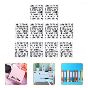 Gift Wrap 10 Sheets Alphabet Number Stickers For Trash Can Mailbox Sorting Box Crafts Sign