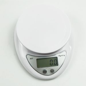 Household Scales Household Kitchen scale 0.1g-1kg 1g-5kg Food Postal Scales balance Measuring tool Slim Digital Electronic Weighing scale WH-B05 230426