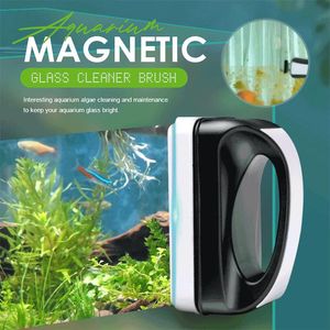 Verktyg Aquarium Magnetic Glass Cleaner Brush Tank Alges Scrapers Floating Scrubber Clean Brush Suction Skräp Removal Tool