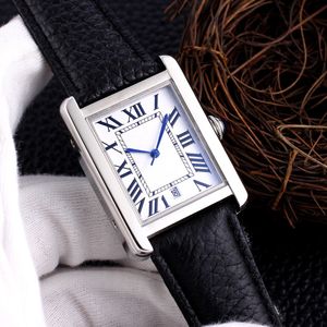 2023 Men's Square Luxury High end High quality Fashion Watch Fully Automatic Mechanical Movement Date Surface Inlaid with Diamond Style Deep Waterproof