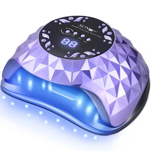 Nageltorkar UV LED -lamptorkare för alla gelpolska snabba härdningar med 4 timers Stora Space Professional Gellak Manicure Light 230425