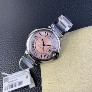 2023 A6 orologio 33m 316L materiale in acciaio pregiato cassa di lavorazione al tornio CNC lucido quadrante blu ghiaccio liscio puntatore blu in acciaio bruciato spento movimento giapponese NH05