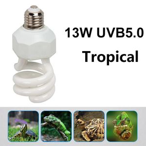 Belysning Bene Energy Saving Lamp UVB 5.0 Tropisk glödlampa Amfibier Reptiltillbehör för Chameleon Turtle Snake Lizard Terrarium