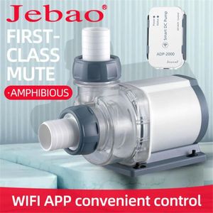 Bombas 2022 New Jebao ADP Series Aquarium Water Bomba AP+WiFi Smart DC Pump Returnpump para aquários de elevador de motor de tanque de peixe ACARIUIMS ACC ACC