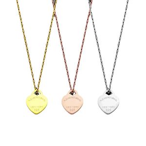 designer jewelry gold necklace tiff designer necklace gold necklace heart necklace luxury jewelry Pendant Necklace Rose Gold Valentine Day