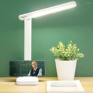 Table Lamps Led Touch Desk Lamp Dimmable Foldable Eye Protective Bedside Study Work Reading Light