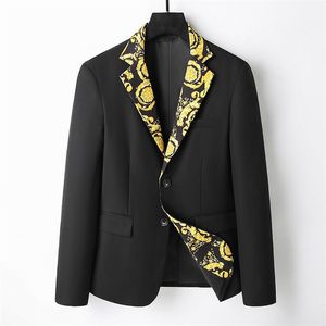 Lyx 2023 Designer Mens Suits Blazers Luxur Western-stil Leisure Clothes Print Coats Womens Letter Printed Jacket Casual High End Suit