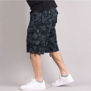 Pantaloncini da uomo Pantaloncini cargo mimetici estivi da uomo Pantaloncini casual multi-tasche in cotone Streetwear Pantaloni hip-hop Pantaloncini militari dell'esercito 230426