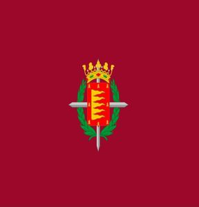 Spanien-Flagge Bandera Valladolid 3 Fuß x 5 Fuß Polyester-Banner, fliegend, 150 x 90 cm, individuelle Flagge für den Außenbereich, 7549446
