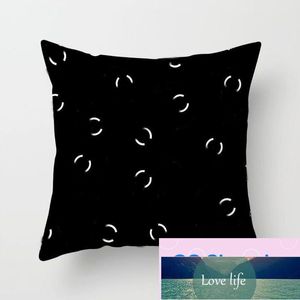 Brev Luxury Square Cushion Designer Dekorativ kudde Luxurys CUdion Cotton Letter Decor vardagsrum Kudde Classic Classic