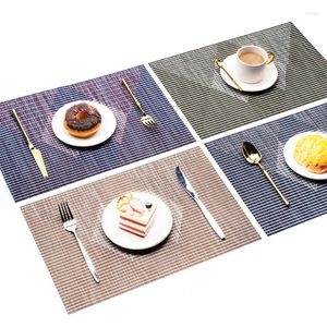 Tischsets, 4-teilig, waschbar, rutschfest, Esszimmer-Barmatte, umweltfreundlich, für den Haushalt, schmutzabweisend, Schüssel, Scheibe, Untersetzer, Dekor