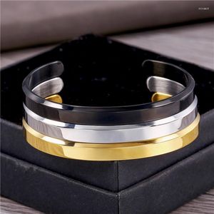 Bangle Products несколько цветов Big Wide Open Cuffs из нержавеющей стали Dainty For Unisex свадебный день рождения подарок