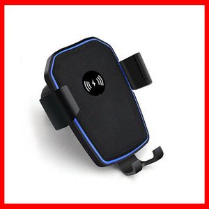 Car Mount Qi Wireless Charger For iPhone 13 12 11 XR X 8 Quick Charge 10W Fast Charging Phone Holder Stand For Samsung S20 S10 Car-Charge Car-Charge Car-Charger Charging