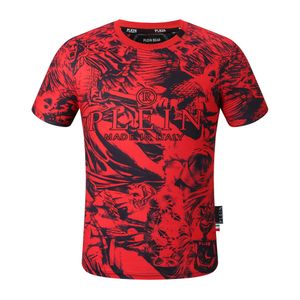 PLEIN BEAR T SHIRT Mens Designer Magliette Abbigliamento di marca Strass PP Teschi Uomo T-SHIRT GIROCOLLO SS TEDDY GLASS Maglietta Hip Hop Top Tees 161274