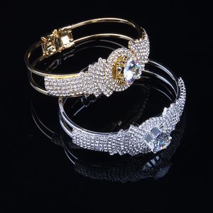 New Cuff zircone pieno di diamanti bracciale in acciaio inossidabile bracciale bracciale attività di gioielli sul nuovo caldo