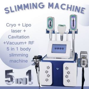 Fabrikspris Cryo Cryolipolysis Fat Freeze Body Contour Slant Machine Vakuumförlust Viktkavitation RF LIPO LASER161
