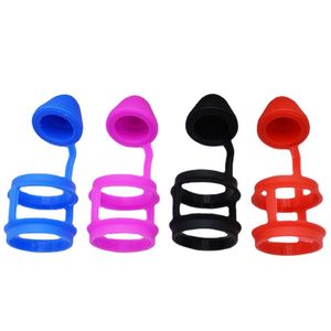 Silicon Rings Dust Cap Dustproof Anti Skid Band Silicone Sanitary Drip Tip Fit Diameter 22-35mm Universal Bulb Fat Pyrex Glass Tube Tank Protection