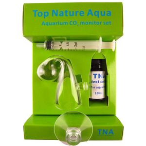 Attrezzatura Acquario CO2 Vetro Drop Checker PH Tester Set Diffusore live Kit monitor a lungo termine da 5,5 cm Spedizione gratuita