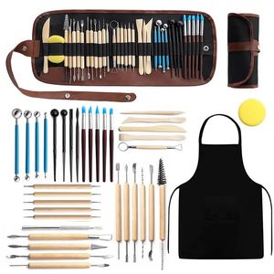 Other Home Garden Pottery Clay Sculpting Tools Ceramic Carving Tool Set With Case Bag For Beginners Professionals DIY Craft Modeling 231124