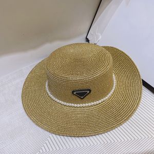 Lyxdesigner Straw Visor Bucket Hats For Men Womens Fashion Sun Sticked Hat Beanch Triangle P Fisher Hat Casquette Cap Beanie 2304264bf