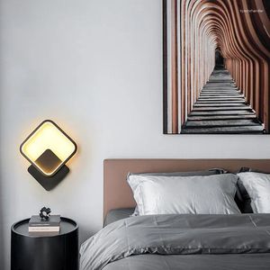 Wall Lamps High Quality Modern Metal LED Lamp Nordic Creative Interior Light Living Room Bedroom Restaurant Decoration Sconce