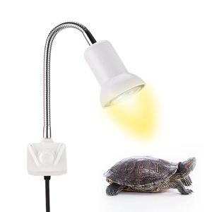 Iluminação 220v e27 uva uvb pet réptil lâmpada clipon suporte da lâmpada tartaruga basking kit lâmpada de aquecimento uv tartarugas luz lagartos iluminação