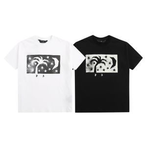 Mens T Shirt Palms Tasarımcı Kadın Gömlekleri Moda Tshirt Mittors Sıradan Yaz Melekleri Kısa Kollu Adam Tee 045