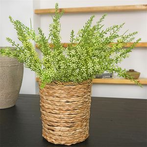 Dekorativa blommor Cilected 3st Diy Artificial Plants Accessories Fake Green Holding For Wedding Living Room Garden Decoration