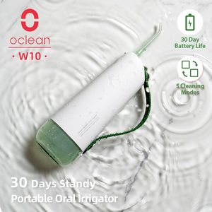 Other Oral Hygiene Oclean W10 Portable Irrigator Water Jet Flosser Smart Dental Whitening Irigator IPX7 Rechargeable Irygator Upgraded From W1 230426