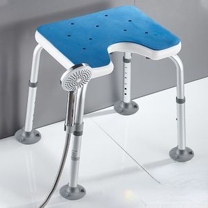 Other Health Beauty Items 6gear Adjustable Household Bath Chair Special for Elderly People Anti Dropping and Non Punching Antiskid Shower Stool 230425