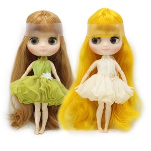 Dolls ICY DBS Blyth Middie Doll Joint Body 20CM Customized Doll Full Set incl. Clothes and Shoes DIY Toy Gift for Girls 230426