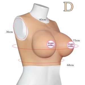 Breast Form Big Fake Breast Forms D Cup Boobs Realistic Womens Silicone Tits for Crossdressers Drag Queen Shemale Crossdress Breastplates 230426