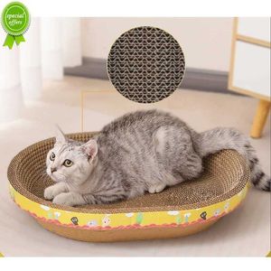 Cat Scratcher Cat Nest Board Lounge Bed Cats Training slipning av klo leksaker för skärpna naglar skrapa katter skrapbräda husdjurssäng