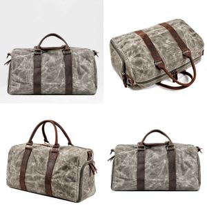 Nxy Duffel Bags Muduan Simple Travel Bag Men's Canvas с большой емкостью