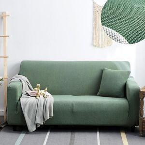 Tampas de cadeira de tecido de flanela sólida capa elástica de sofá elástica