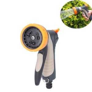 Attrezzature per l'irrigazione Spruzzatore d'acqua da giardino regolabile a 9 funzioni commutabili Fiori Home Car Lavaggio Ugello per tubo ad alta pressione