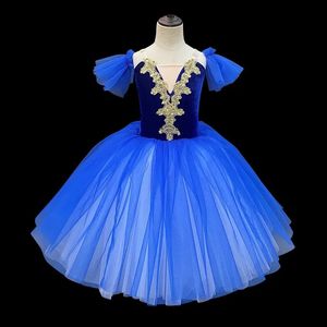 Dancewear Ballet Tutu Skirt Girls Suspenders Modern Dance Long Skirt Swan Lake Performance Clothing Women Children Ballet Dance Costumes 231124