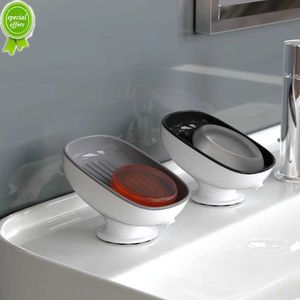 Nuovo portasapone a ventosa con scatola di sapone per acqua di scarico per accessori per il bagno Portasapone Kithchen Portaspugna Contenitore per sapone Tary