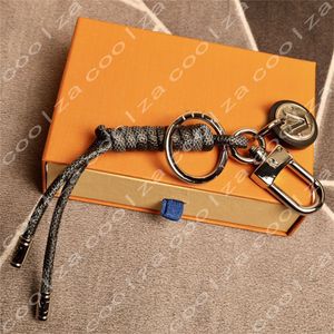 Luxury Keychains Classic Lanyards Designer Keychain Fashion Women Bag Charm Leather Key Chain Men Car Keychains Portable Keyring