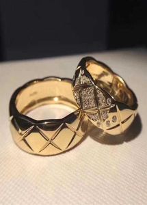 العلامة التجارية Pure 925 Sterling Silver Jewelry for Women C Crush Rings Silver Wedding Rings Lozenge Leasagement Rings y072332852114