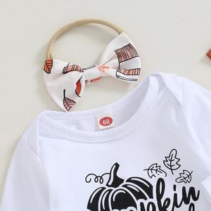 Clothing Sets My First Halloween Baby Boy Girl Outfits Born Infant Cutest Pumpkin Romper Oneise Pants Hat Clothes Set