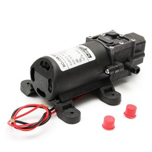 Pumpar Dålig DC 12V 130PSI Agricultural Electric Water Pump Black Micro High Pressure Membran Sprayer Car Wash 12 V