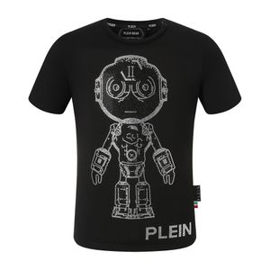 Plein Bear T-shirt Mens Designer Tshirts Brand Clothing Rhinestone PP Skulls Men t-shirt rund hals SS skalle och plein med kristaller hip hop tshirt topp tees 161321