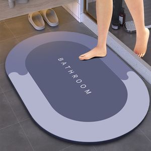 Super Absorbent Shower Bath Mat Non Slip Floor Mats Easy To Clean For Doormat Kitchen Area Rugs H23-97