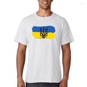 Kvinnors T -skjortor ukrainska skjorta Ukraina presentkartan gjord i