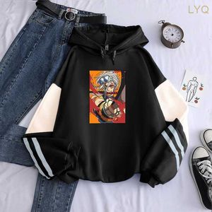 Moletons femininos com capuz anime japonês Demon Slayer moletons masculinos desenhos animados legais lutando meninos gráficos Uzui Tengen inverno plus size moletons de manga comprida